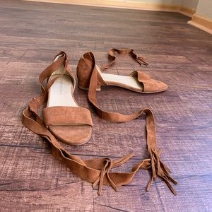 8M Stuart Weitzman gladiator straps opentoe sandal